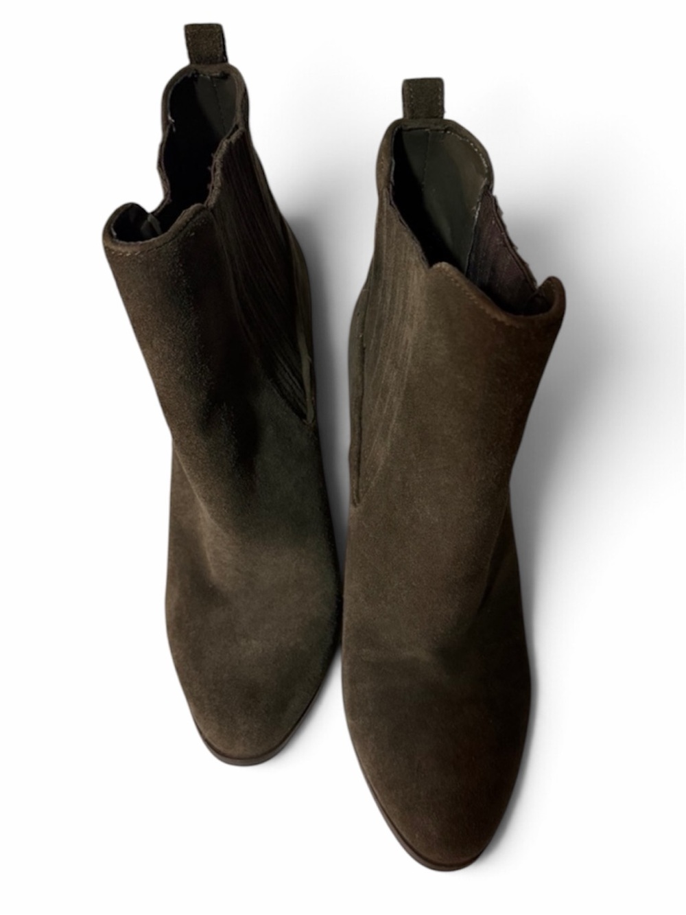 Nine West Women's dark olive Ankle Booties. Hardly used.